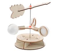 GARVALON Girouette Éducative Bois pour Garçon et Filles Kit Scientifique Météo Bricolage Apprentissage Direction Vent Projet Éducatif Extérieur