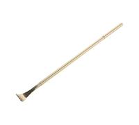 GARVALON Gratte-dos en Laiton Massif à Manche Long, Outil de Massage et Grattoir Métallique Ergonomique pour Soulager Démangeaisons, Bâtonnet Portable pour Dos, Utilisation Bien-être