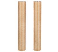 GARVALON Griffoir Vertical en Jute 2 Pièces pour Chat Mécanisme et Fixation Facile, Remplacement pour Poteau à Griffer Maison à Gratter