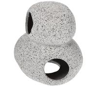 GARVALON Grotte Décorative Aquarium aux Crevettes Éclatantes, Abri Naturel Coloré en Résine, Taille Moyenne, Décoration Créative pour Aquarium D’Eau Douce, Habitat Refuge pour Poissons