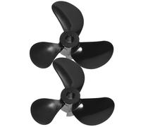 GARVALON Hélice Rc Bateau Haute Résistance Plastique Pales Sens Horaire Antihoraire Compatible Modèles Télécommandés Accessoires Modélisme Bateau