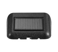 GARVALON Horloge Solaire de Voiture Électronique Affichage Date et Température Haute Précision sans Câblage Fixation Adhésive Résistante pour Tableau de Bord Véhicule Couleur Verte