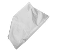 GARVALON Housse Anti-Poussière pour Platine Vinyle Vintage en Tissu Oxford Imperméable Argenté 46X36X17 CM Protection Étanche pour Tourne-Disque et Gramophone Accessoire de Protection