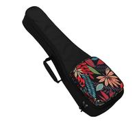 GARVALON Housse Rembourrée Épaisse pour Ukulélé Sac de Rangement Portable avec Double Bretelle Poche Arrière pour Partitions Protection Renforcée et Design Élégant