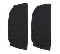 GARVALON Housses De Protection Pour Poignées De Poussette Pliable Garçon Et Filles 2 Pcs Noir Antidérapantes Protection Accoudoir Ajustables Universelles Usage Poussette Bébé