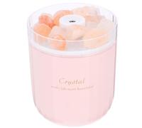 GARVALON Humidificateur USB Multifonction en Pierre de Sel Rose Diffuseur d'Aromathérapie Silencieux à Grosse Brume pour Bureau et Chambre Équipement d'Humidification d'Air Polyvalent
