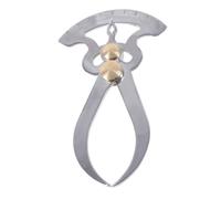 GARVALON Jauge de Mesure Acier Inoxydable pour Intérieur et Extérieur Résistante Rouille et Étanche Outil Précis avec Écrou Détachable pour Mesure Épaisseur