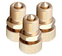 GARVALON Kit 3 Pièces Vis de Purge D'air en Cuivre 30 Mpa pour Pompe Haute Pression, Vanne de Purge Automatique, Soupape de Sécurité pour Compresseur et Système de Refroidissement