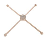 GARVALON Kit de Cadre Mobile Bois pour Chambre Support Carillon Intérieur Extérieur Suspension Facile à Monter Soi-même