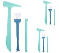 GARVALON Kit de Fouilles Archéologiques pour Garçon et Filles 4 Pièces Marteau, Burin et Brosse, Éducatif pour Creuser Pierres Précieuses et Cristaux, Jeu Scientifique D’Exploration