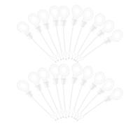 GARVALON Kit de Nettoyage Drain Réfrigérateur 30 Pièces Outil Débouchage Plastique Réutilisable Nettoyeur Orifice Évacuation Compact pour Entretien la Cuisine Accessoire Déboucheur et