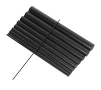 GARVALON Kit de Réparation Canne à Pêche en Fibre de Carbone 10 Pièces pour Réparation Section Cassée Accessoires Universels pour Lancer et Spinning en Eau Douce et Salée