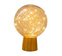 GARVALON Lampe de Chevet LED Forme de Boule Créative Veilleuse de Nuit Compacte pour Chambre Lumière Douce et Apaisante Éclairage Décoratif USB pour Table de Nuit