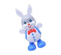 GARVALON Lapin Chantant et Dansant avec Lumière et Musique Électrique Mignon pour Garçon Fille Développement Coordination Main-œil sans Batterie Cadeau Garçon Fille Amusant