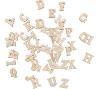 GARVALON Lettres de L’Alphabet en Bois Naturel 15 MM 200 Pièces pour Bricolage Créatif Tranches de Bois Rustiques Décorations Artisanales Éducatives et Ornements DIY pour Garçon et