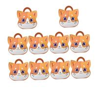 GARVALON Lot de 10 Boîtes à Dragées en Papier Motif Chat Poignée Coffrets Présents Carton Petits Formats pour Fêtes Anniversaires et Emballage Gourmand Boîtes à Bonbons Décoratives