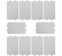GARVALON Lot de 10 Feuilles de Mica Isolantes pour Micro-Ondes, Résistantes à la Chaleur, Dimensions Standard, Accessoires de Remplacement pour Four à Micro-Ondes, Plaque Isolante