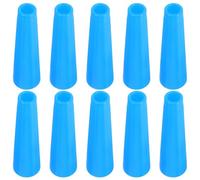 GARVALON Lot de 10 Tubes D’enroulement Plastique Coniques Bleus 3°30′ pour Bobineuse Textile Haute Vitesse, Porte-Fils pour Travaux D'aiguille et Accessoires de Tissage Professionnels