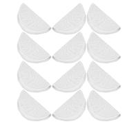 GARVALON Lot de 12 Doublures de Cuiseur Vapeur Rondes en Nylon Antiadhésif 30 CM Tapis de Cuisson Réutilisable pour Raviolis Brioches et Dim Sum Coussinet Vapeur Multi-Usage Facile à