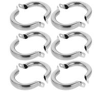 GARVALON Lot de 12 Poignées Latérales en Acier Inoxydable Tube, Poignées de Casserole Robustes, Accessoires de Remplacement Universels pour Casseroles Vapeur et Marmites, Pratiques