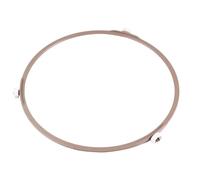 GARVALON Lot de 2 Anneaux Support de Plateau Tournant pour Four à - Plastique Résistant Haute Température 3 Roulettes Ø 14 CM Compatible Réchauffage Alimentaire en Toute Sécurité