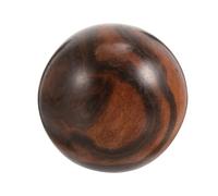 GARVALON Lot de 2 Balles de Massage en Bois D’urushi, Boules D'exercice pour Mains, Masseur Portatif pour Personnes Âgées, Soulagement des Tensions Musculaires et Amélioration Dextérité,
