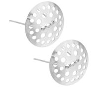 GARVALON Lot de 2 Filtres à Thé Sphériques en Alliage Passoire à Thé à Mailles Fines Diamètre 22 Mm Filtre à Bec Verseur Ressort de Fixation Sécurisé pour Théière Accessoire Polyvalent