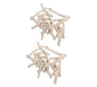 GARVALON Lot de 2 Pierres Naturelles de Corail Concassé pour Aquarium 250 G - Matériau Filtrant Écologique pour Régulation du Ph Décor Récifal et Aménagement du Fond D’Aquarium