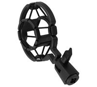 GARVALON Lot de 2 Supports Antichocs Universels pour Microphone à Condensateur 45 MM en Plastique Pince Anti-Vibration pour Pied de Micro Studio Accessoire Léger en Enregistrement