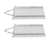 GARVALON Lot de 2 Supports Muraux en Feutre Gris pour Ceintures D’Arts Martiaux Présentoir Suspendu pour 12 Ceintures de Taekwondo et Karaté Rangement Mural Optimisé pour Salle de Sport