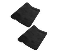 GARVALON Lot de 2 Tapis de Magie Noire Antidérapants 30x40 Cm en Tissu et Caoutchouc, Tapis Professionnel pour Cartes et Tours de Magie, Accessoires Légers pour Spectacles de Magicien