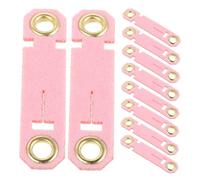 GARVALON Lot de 20 Anneaux D’Identification pour Perroquets et Oiseaux Bagues D’Entraînement Anti-Fugue en Plastique Rose Taille 8 Haute Visibilité Adaptées pour Dressage et Suivi