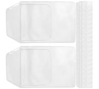 GARVALON Lot de 20 Pochettes à Stylos Transparentes en PVC pour Infirmières et Médecins, Organiseur Compact et Réutilisable, Protège-Poches Pratique pour Vêtements, Accessoire