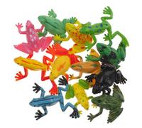 GARVALON Lot de 24 Figurines de Grenouilles Miniatures en Plastique, Modèles Réalistes Tropicaux, Jouets Éducatifs pour Garçon et Filles, Décorations pour Bureau et Fêtes, Collection