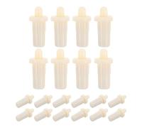 GARVALON Lot de 24 Goupilles de Remplacement à Ressort pour Stores Vénitiens, Clips Réglables Beige pour Réparation de Volets, Accessoires Solide pour Tiges D’Inclinaison, Outils de Volet