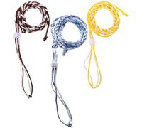 GARVALON Lot de 3 Laisses pour Petits Animaux D’extérieur - Laisse pour Lapin, Cochon D’Inde et Écureuil, Corde Souple et Résistante, Couleur Aléatoire, pour Promenade et