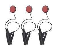 GARVALON Lot de 3 Micros Piézoélectriques Adhésifs pour Guitare Acoustique Électro-Acoustique Ukulélé et Kalimba Micro Passif Ultra-Fin 50 MM pour Remplacement et Amplification Sonore