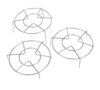 GARVALON Lot de 3 Supports Vapeur en Acier Inoxydable 16 Cm Diamètre, Trépied Multifonction pour Autocuiseur Électrique, Panier Vapeur Réglable 3 Hauteurs, Support à Œufs Stable et Solide