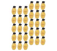 GARVALON Lot de 30 Mini Pommes de Terre Factices en Résine Végétale Décorations de Fruits Artificiels Kawaii Figurines Positives pour Bureau Fête de Remise de Diplômes et Présents de
