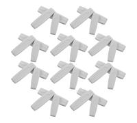 GARVALON Lot de 30 Presse-tubes à Dentifrice Gris, Mini Pousse-dentifrice Manuel Multifonction pour Nettoyant Visage et Crème, Clips Pratiques, Compacts et Économiques Salle de Bain Voyage