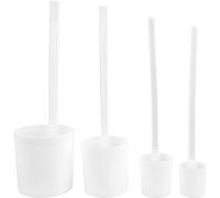 GARVALON Lot de 4 Louches à Vin en Plastique, Cuillères à Eau Pratiques à Long Manche, Mesures Précises, Outils Multifonctions pour Servir Vin, Huile et Sauces, Gadget Cuisine Essentiel