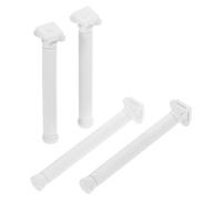 GARVALON Lot de 4 Mini Colonnes Romaines en Plastique 6 CM Modèles Architecturaux Miniatures pour Micro-Paysages Décoration Intérieure et Artisanat Ornement Pilier Romain pour Scènes