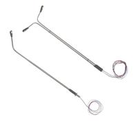 GARVALON Lot de 4 Mini Lampadaires de Rue à Éclairage Intégré Échelle 1/100 Micro-Éclairage Public pour Modélisme Ferroviaire et Maison de Poupée Décor Miniature pour Paysage Urbain