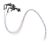 GARVALON Lot de 4 Mini Lampes LED Décoratives pour Maquette de Jardin, Modèle Miniature en Plastique 2,5 CM, Éclairage LED, Accessoires pour Maison de Poupée, Décoration Couleur Aléatoire