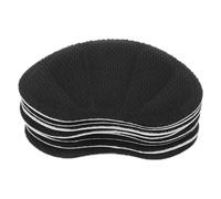 GARVALON Lot de 4 Paires de Talonnettes Auto-adhésives en Mesh Noir, Semelle Antidérapante, Protège-talons Ajustables pour Chaussures de Sport et Habillées, Prévention des Ampoules