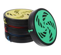 GARVALON Lot de 4 Porte-Spirales D’Parfum Portables en Fer Style Rétro avec Couvercle et Récupérateur de Cendres Suspendus pour Maison Bureau Camping et Terrasse Protection et