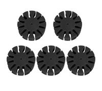 GARVALON Lot de 5 Porte-Flèches en Éponge EVA Noire Support Rond Séparateur pour Tir à L’Arc Léger et Solide Compatible Flèches Fibre de Verre Bois et Aluminium Accessoires Pratiques