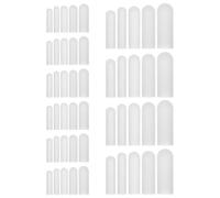 GARVALON Lot de 50 Protections Anti-Bruit en Silicone pour Fermetures Éclair de Sèche-Linge Protège-Tirettes Résistants à la Chaleur Anti-Rayures et Réutilisables Accessoires Essentiels