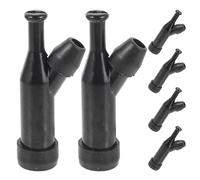 GARVALON Lot de 6 Capuchons de Bougie d'Allumage Lumineux pour Générateur Essence 3-5 Kw Haute Performance Résistance à la Chaleur Compatible Tracteur et Pompe à Eau Accessoires