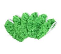 GARVALON Lot de 6 Lingettes de Balai Réutilisables en Microfibre Petit Chenille 255 X 115 CM Recharge Lavable pour Sols Secs et Humides Compatible Balai à Franges Entretien Parquet et